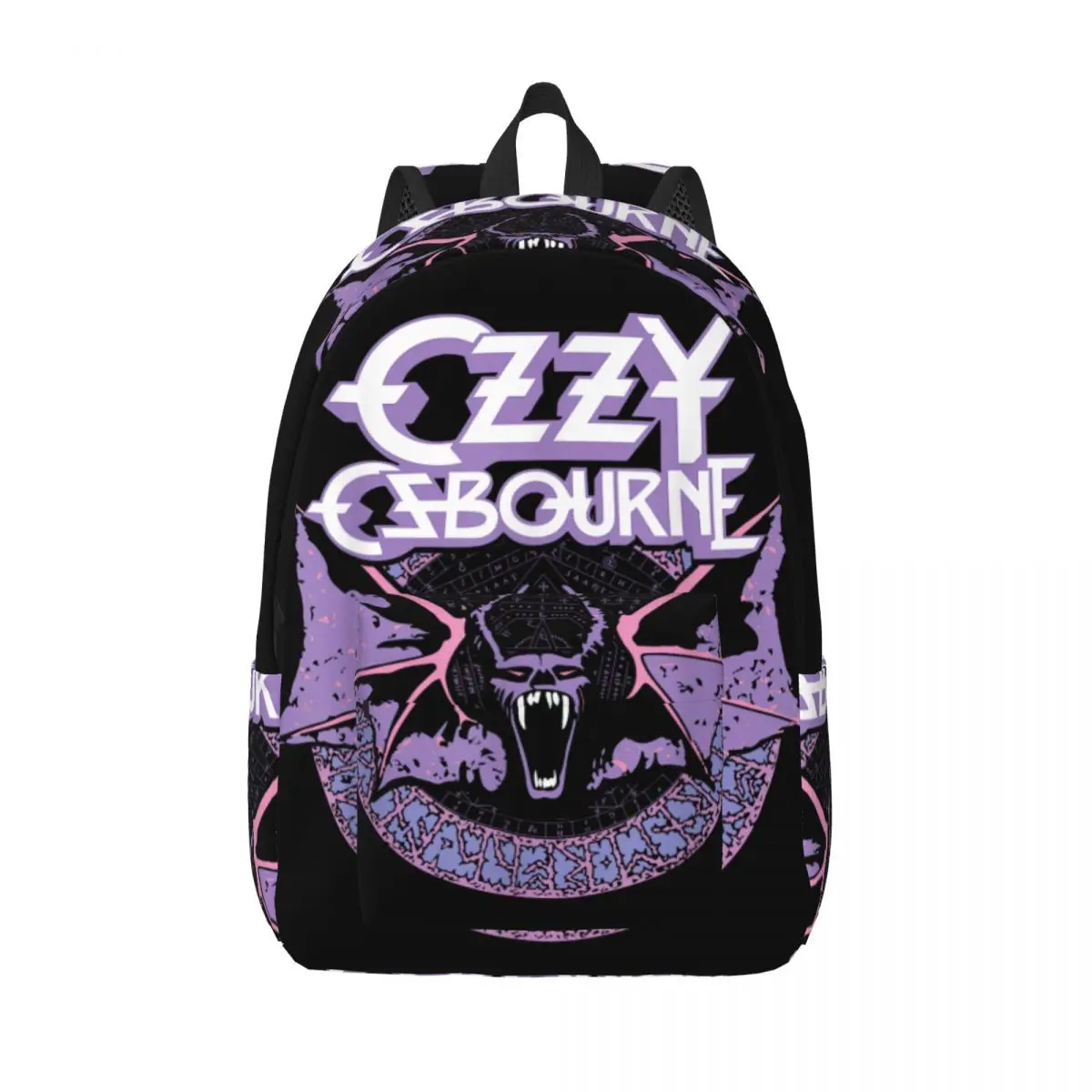 

Тяжелый металл Рок Оззи Осборн Пастельный рюкзак с летучей мышью Рюкзаки с узором для мальчиков и девочек Полиэстер Школьные сумки для отдыха Студенческий рюкзак