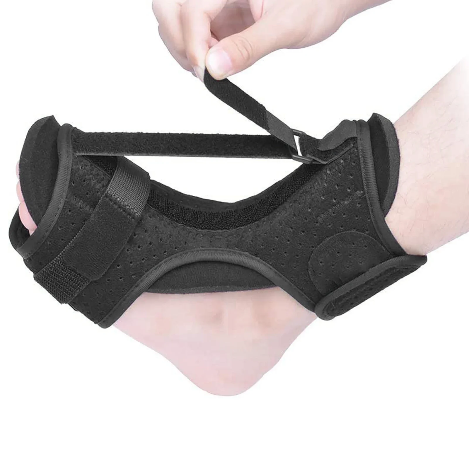 

Ночная поддержка стопы, фасциит, ночная шина для ног, стальная листовая пластина, регулируемый ахиллова тендинит, ортопедический бандаж для ног