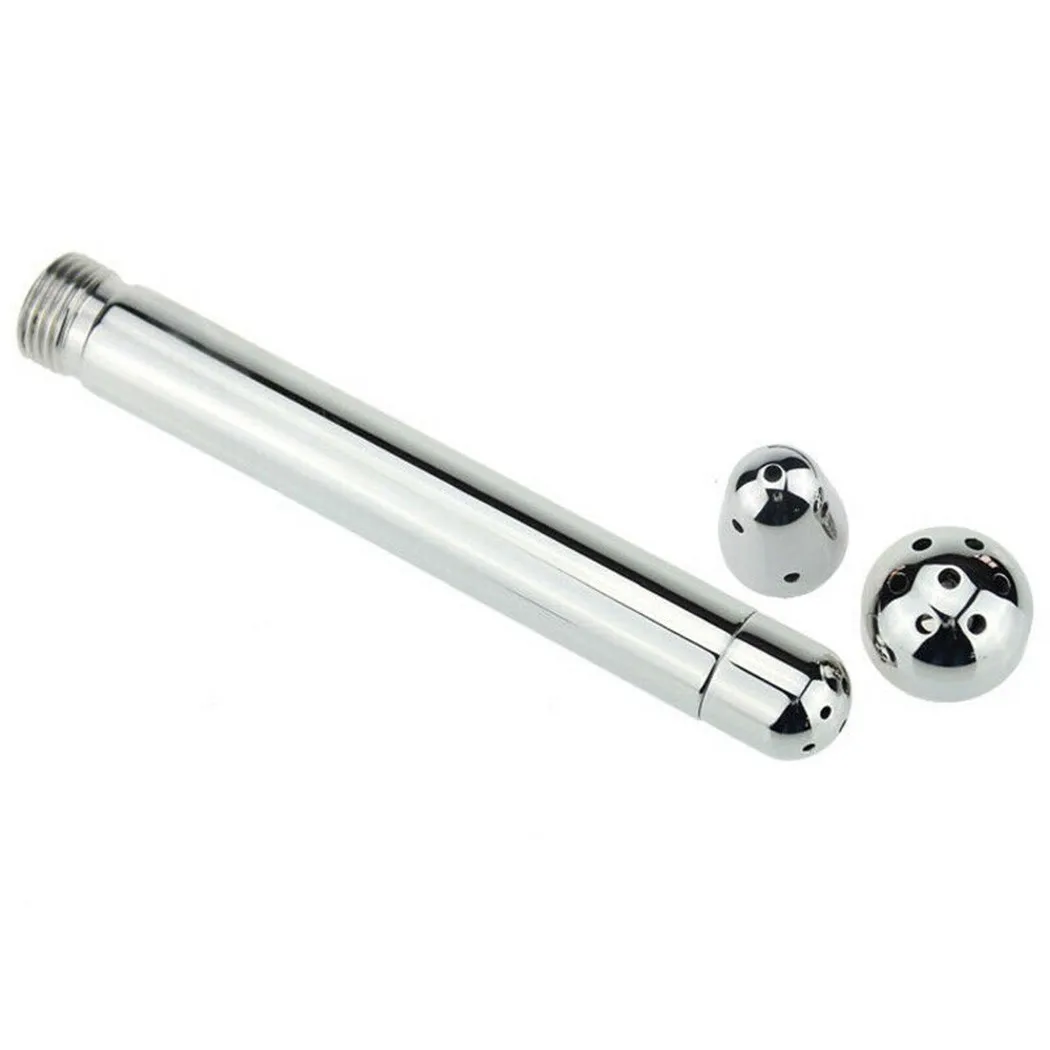 دش حقنة شرجية فوهة ماء 3 نمط رئيس الشرج دوش المهبل القولون أداة نظيفة تنظيف أداة الشرج حقنة شرجية الألومنيوم حقنة شرجية دش #4