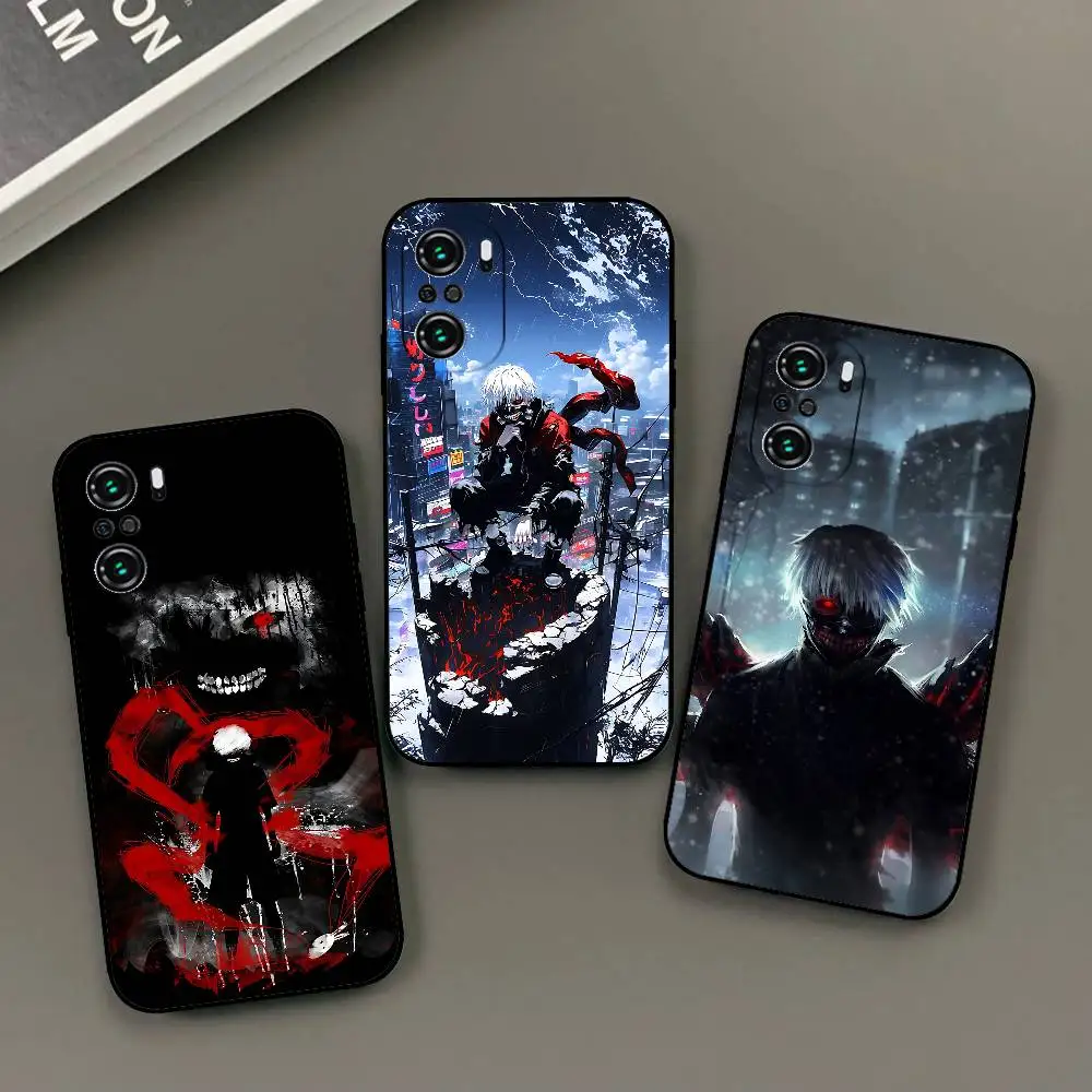 

U-TokyoS T-GhoulV Phone Case Black Phone Case For Xiaomi 11 12 Redmi Note 11 5G 8T 9A 9 10T Note8Pro Note9 12S Ultra