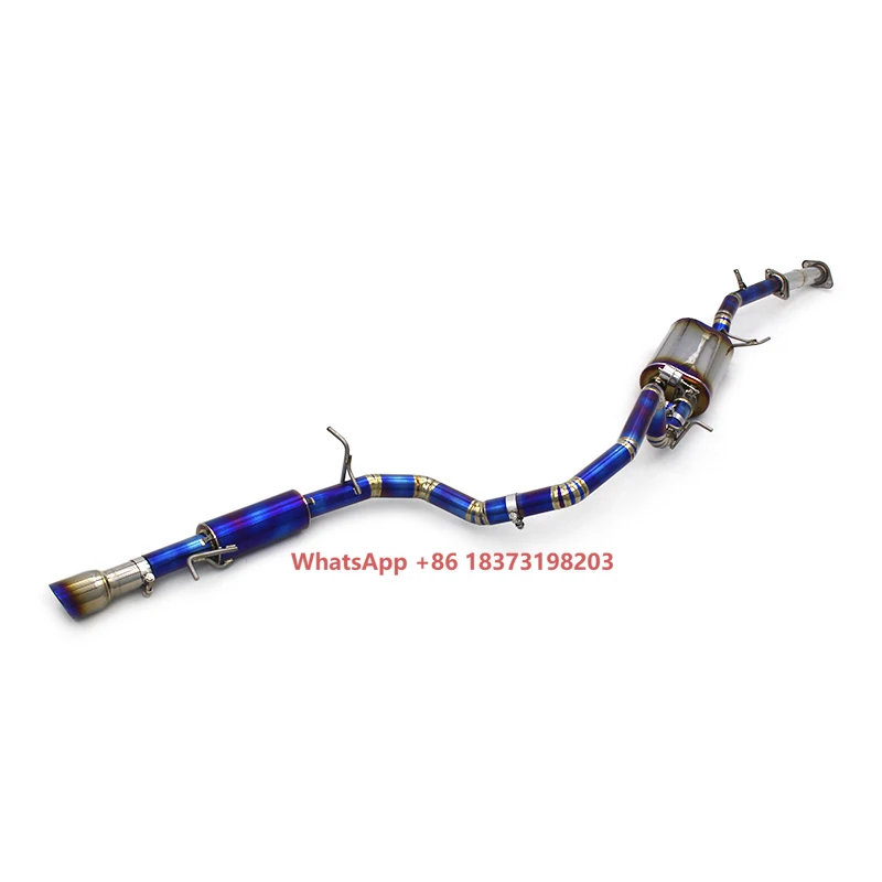 

OBM Catback Exhaust for PAJERO 3.0/3.8 2006-2023 Car Parts Escape Titanium Alloy Pipe Muffler Exhaust System