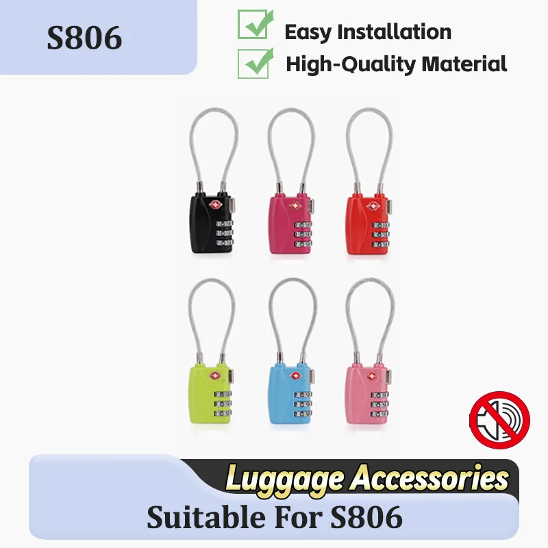 

For S806 Multi-Function Mini Combination Lock Compact Padlock Luggage & Backpack Lock Diary & Notebook Privacy Lock Lockers