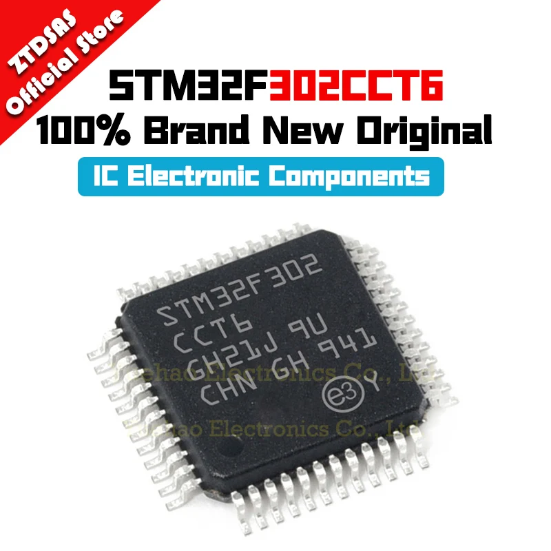 STM32F302CCT6 STM32F302CC STM32F302 STM32F STM32 LQFP-48 STM Novo e Original IC MCU