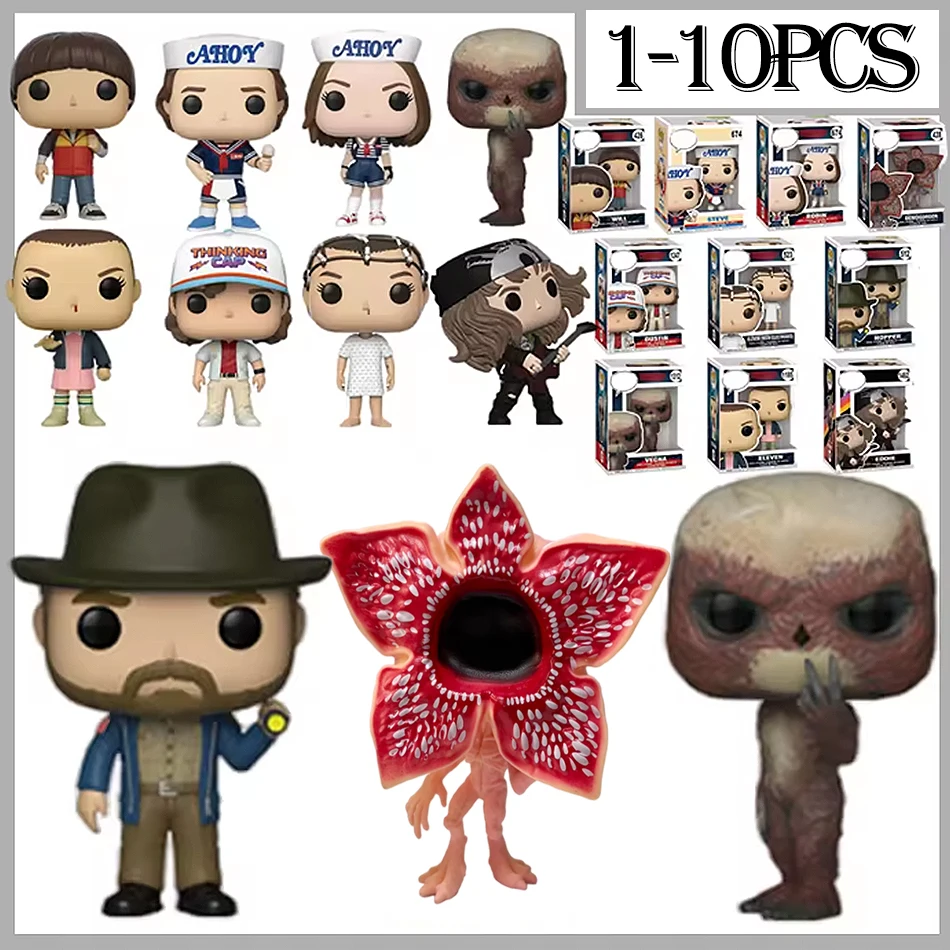 أنيمي غريب الأشياء الشكل جين آيفز/ويل بايرز/مايك ويلر عمل الشكل تأثيري الفينيل زخرفة أرقام لعبة الهدايا