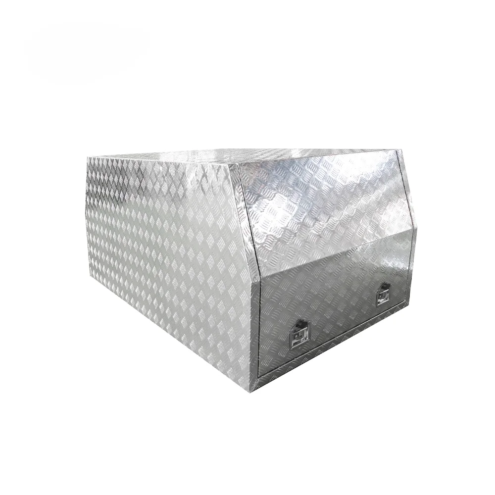 Caja de Herramientas de almacenamiento de remolque impermeable, caja de herramientas de aluminio