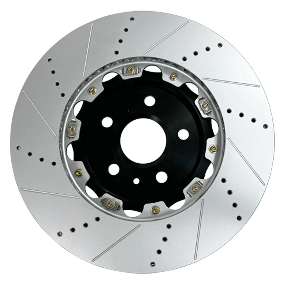 355MM 32MM Drilled Black Hat Floating Brake Disc For Front Chevrolet Camaro