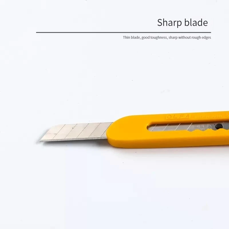 Japanese original OLFA SPC-1/40 9mm knife sharp cutting household utility knife multi-purpose standard knife used for: paper cutting, unpacking,