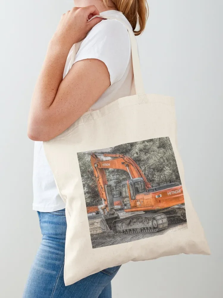 

Hitachi Zaxis 270 Tote Bag eco pack custom canvas bag Handbags female bag