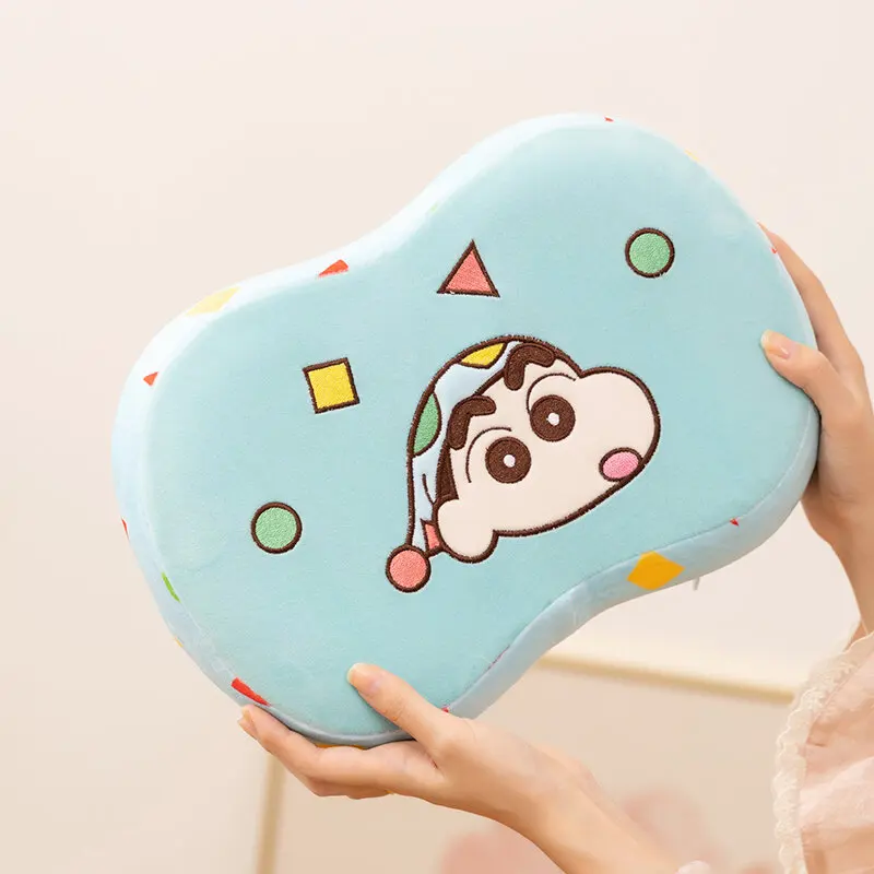 Cartoon Crayon Shin Chan Cushion Memory Foam Washable Nap Sleeping Cushion Cuddly Throw Pillow Comfortable Cute Printed Plushies