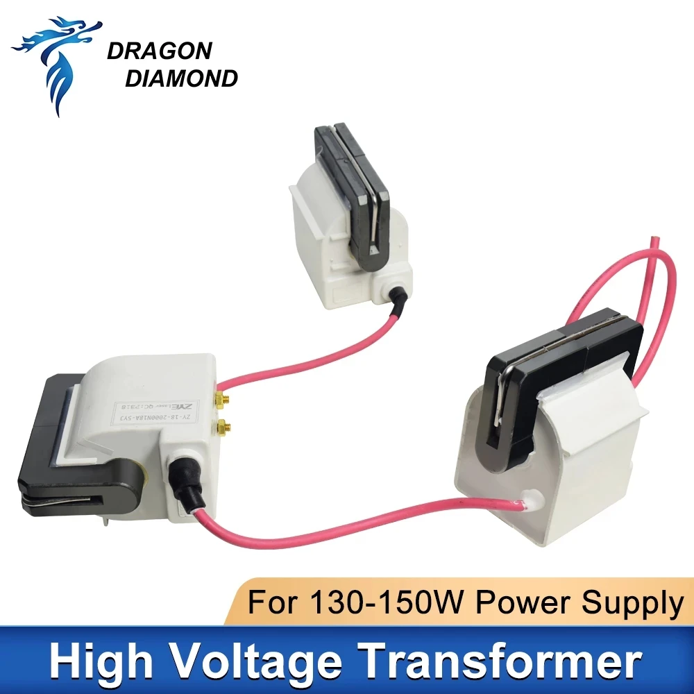 80W 100W 150W Co2 zasilanie lasera wysokonapięciowy transformator Flyback grawer laserowy do 130W 150W Co2 zasilanie lasera