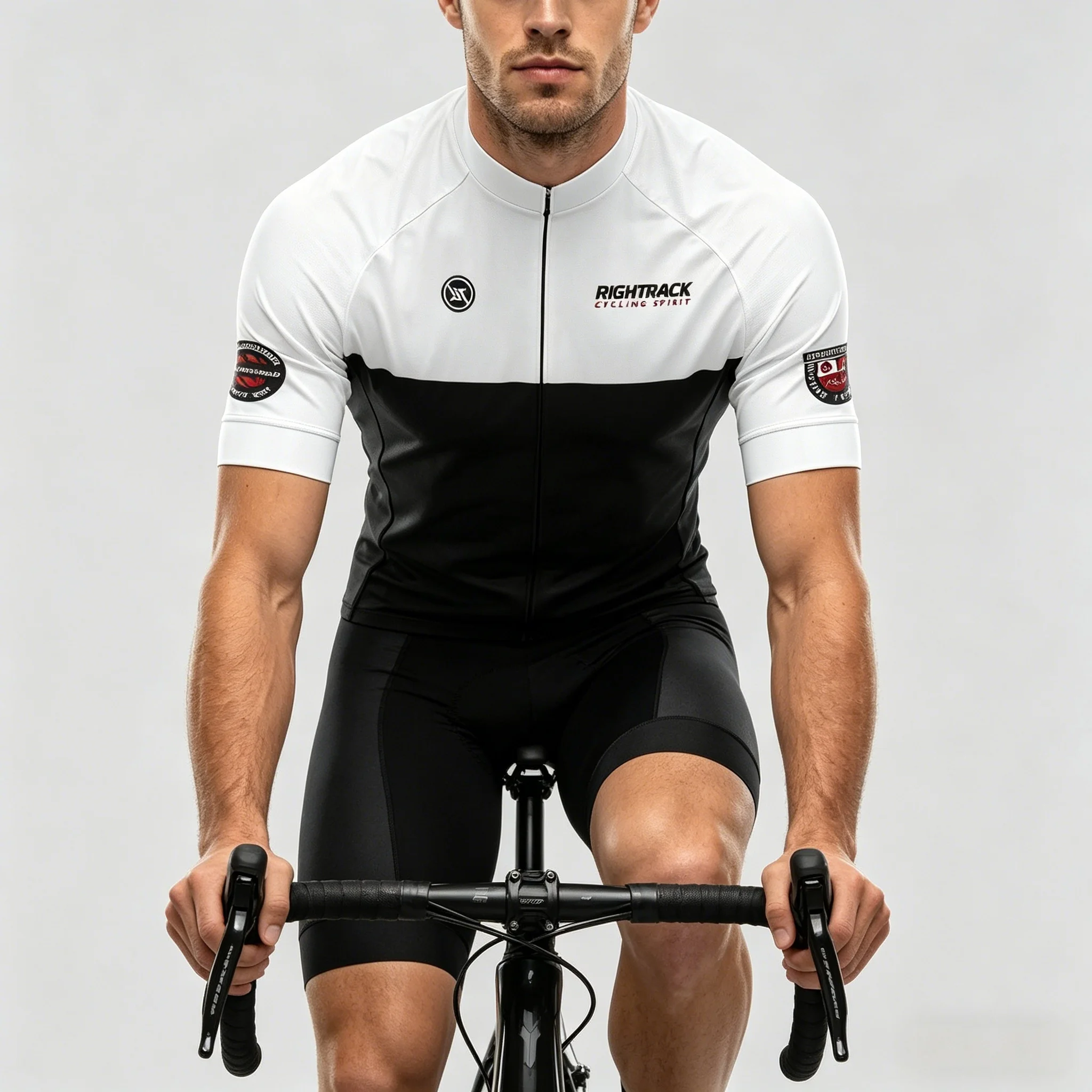 

RightTrack pro Men's 20D Ultra-Lightweight Cycling Bib Shorts Mountain Bike Racing Suit Seamless Design Breathable Mesh