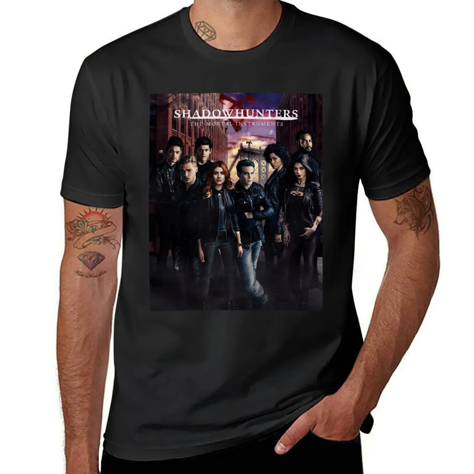 Shadowhunters - Poster #18 T-Shirt anime clothes sweat Short sleeve tee t shirts for men pack