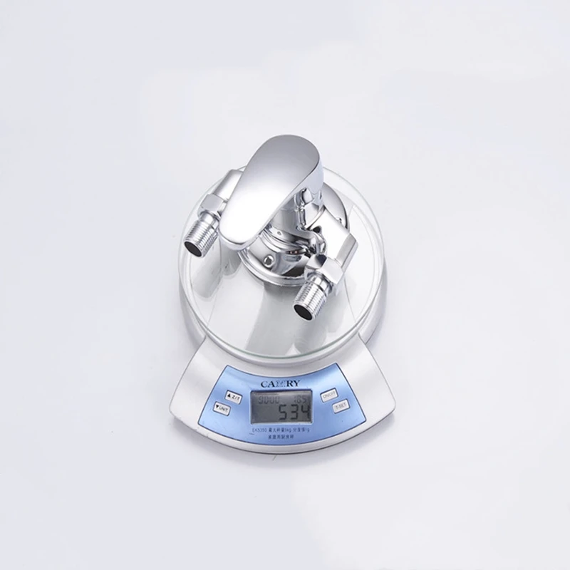1pc Brass Chrome Bathtub Faucet Solar Water Heater Mixing Valve Hot And Cold Taps Showers Switch Tap Wall Mounted G1/2\'