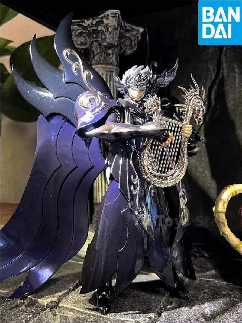 รูปปั้นผ้า2ชิ้นดั้งเดิมของ Bandai Saint Seiya ตุ๊กตาขยับแขนขาได้ Bleach Thanatos EX 2ชิ้นที่เก็บในตำนานของสะสมของแท้รูปปั้นตกแต่งตุ๊กตาของขวัญ