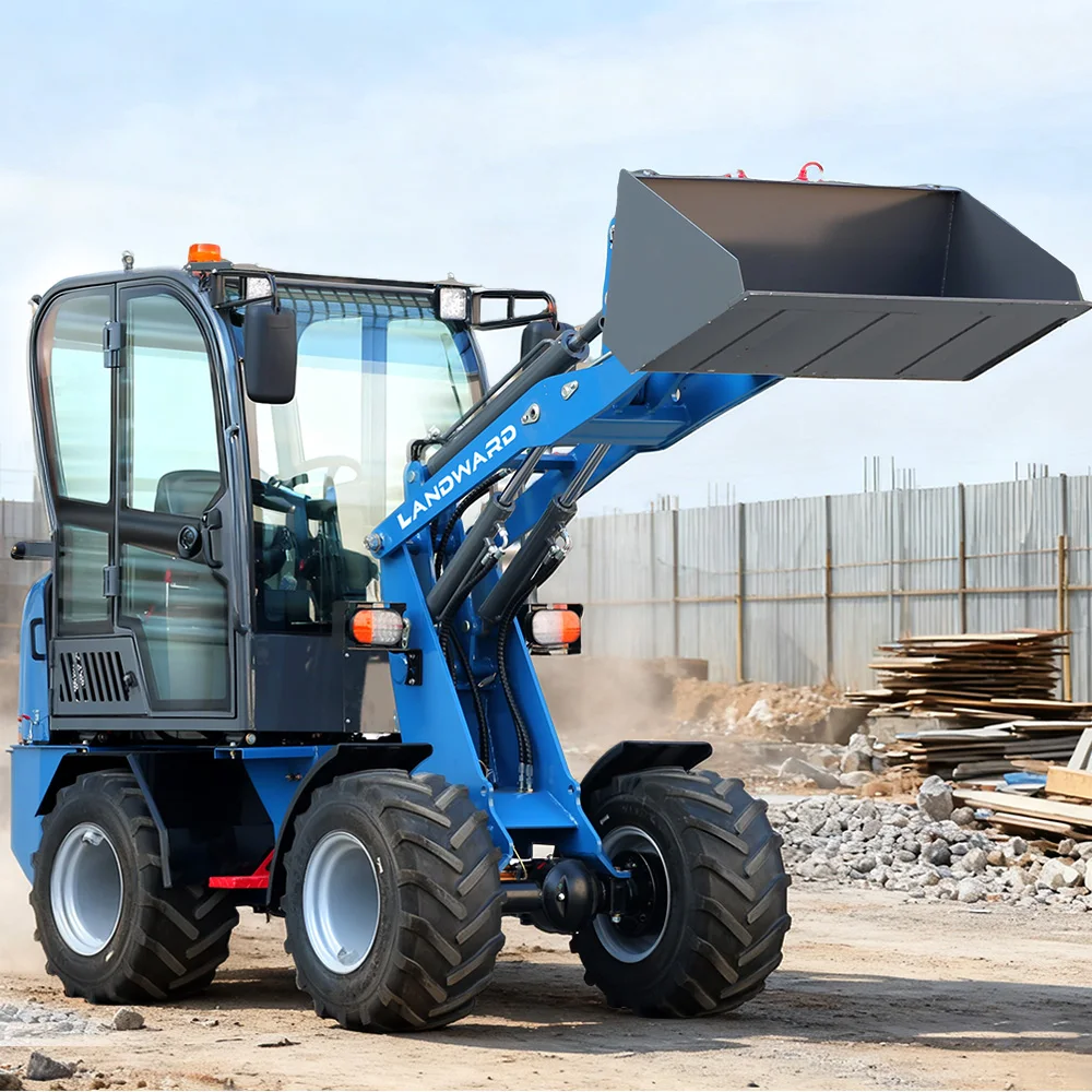 Hot Sell New Energy Electric Loader Efficient Energy-Saving 4WD Loading Transporter High Quality Earth Moving Loader Customized