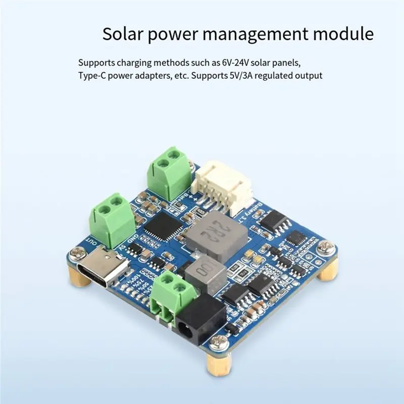 Cost Effective 6V- 24V MPPT Solar Charging Module Charging Li-Battery For Charging Li-Battery With 5V 3A Output