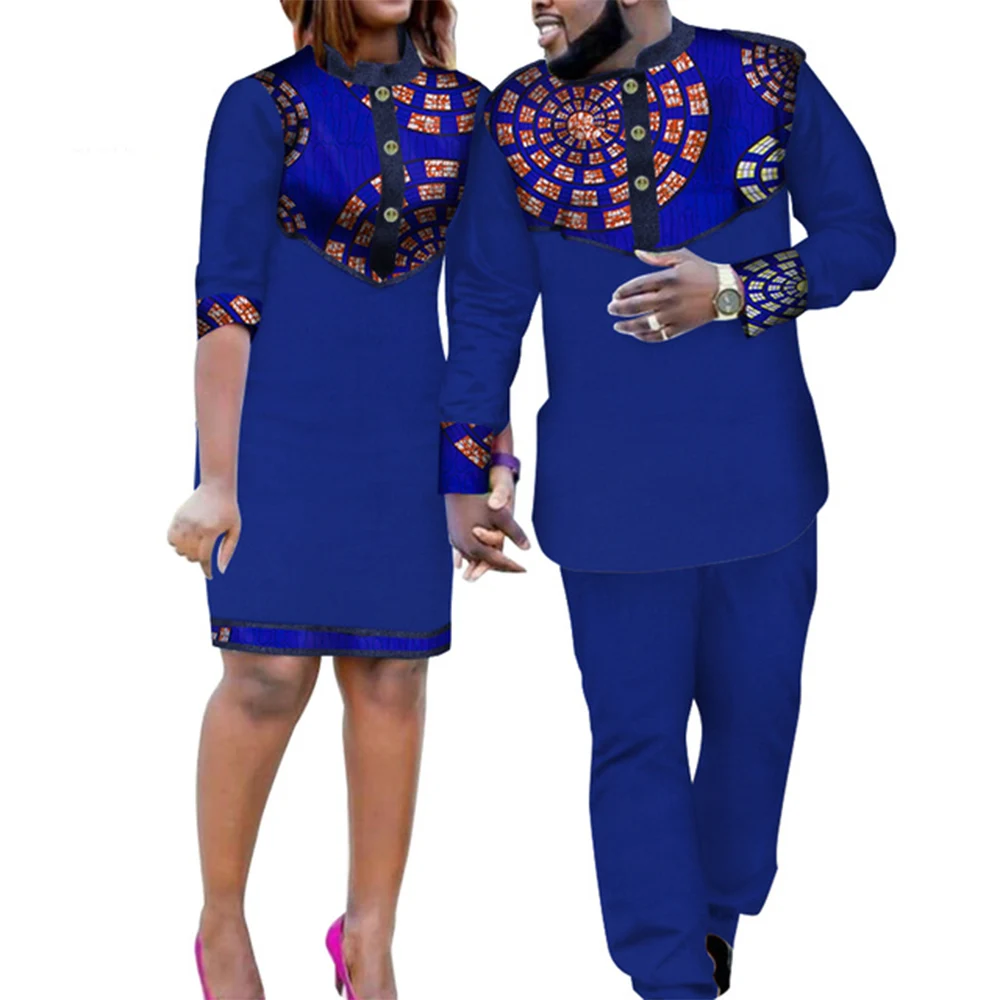 2023 New Men Sets And Women's Clothing For The Wedding Summer Traditional African Clothing Couples Matching Clothing 5xl