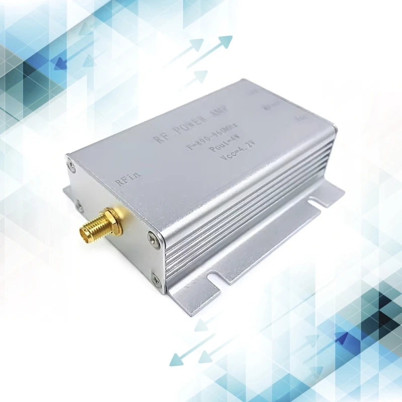 Powerful 915MHz RF Amplifier for Wireless Communication, 4W Output, Wide Frequency Ranging 890-960MHz