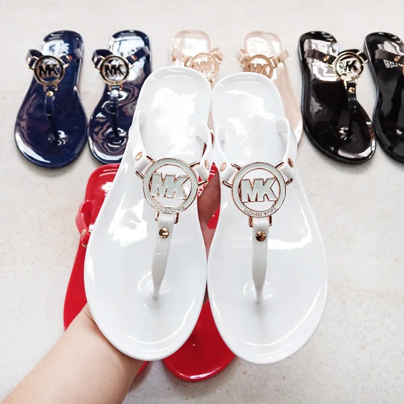 

Flip Flop Toe Crystal Jelly Slippers for Women, Casual, Vacation, New Fashion, Summer, 2024