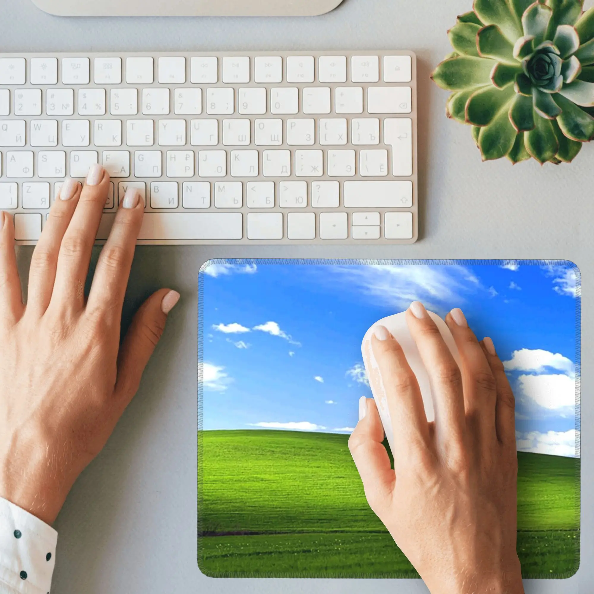 Windows XP фон коврик для мыши компьютерная клавиатура коврик для мыши игровой ПК коврик для ноутбука офисные аксессуары настольные коврики