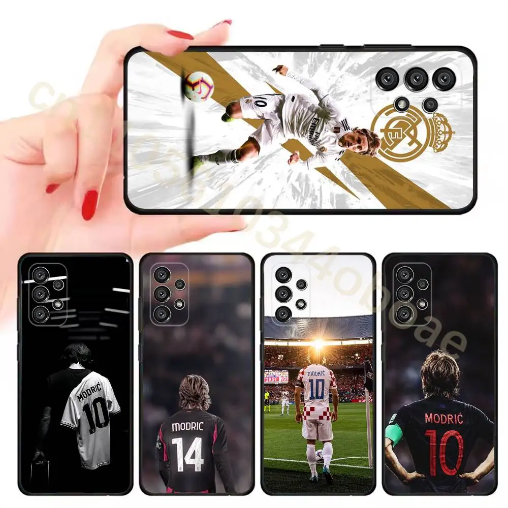 Capa de telefone Croácia L-Luka Modric para Samsung Galaxy A13,21s,22,31,32,52,53,71,80,A91, capa preta macia