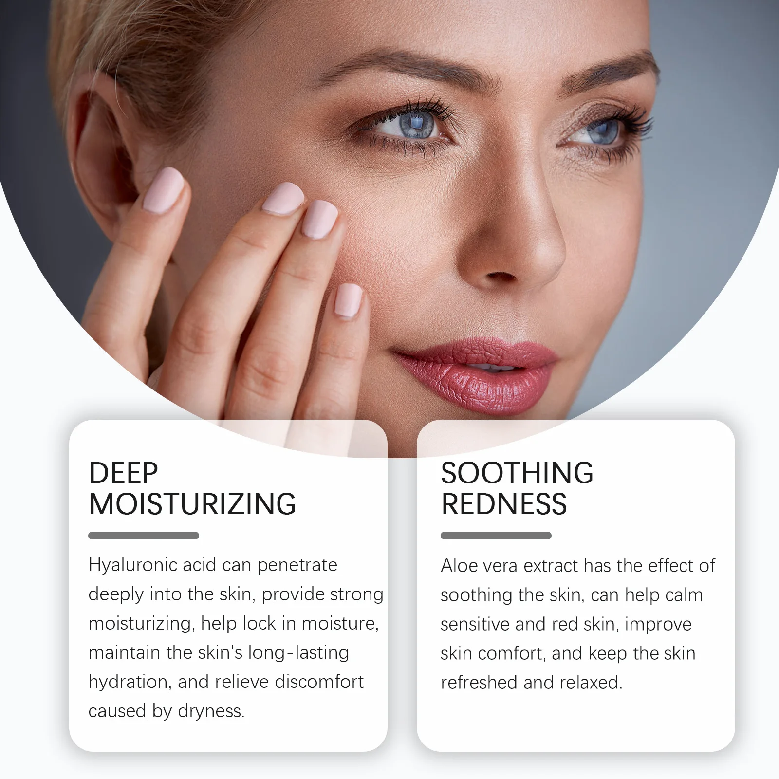 345 Linderungscreme, feuchtigkeitsspendend, Anti-Zucker, Antioxidans, Hautunreinheiten, langanhaltend, nährend, beruhigend, beruhigend, Hautpflegelösung