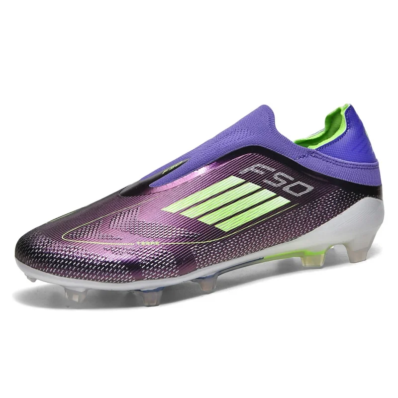 New Men Soccer Shoes Match Breathable Sport Boys Adult Long Spikes Football Boots Training Outdoor Cleats Non Slip Comfortable