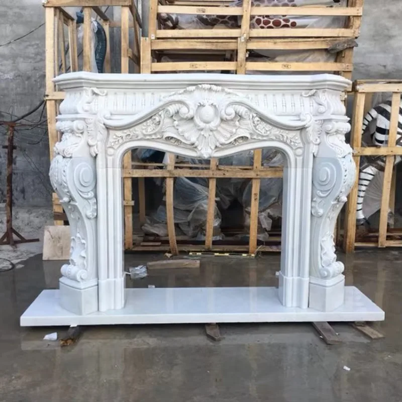 New arched stone fireplace carvings at great prices