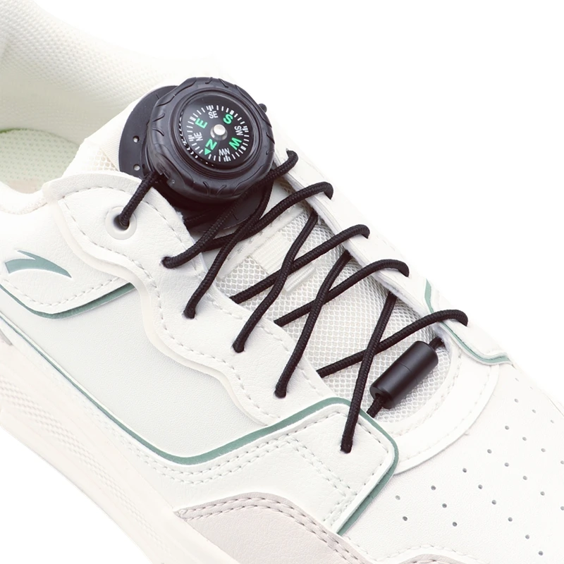 1Set Automatic Shoelaces Without ties Glow Swivel Buckle Laces Kids Install simple Tennis Sneakers Shoelace Shoe Accessories