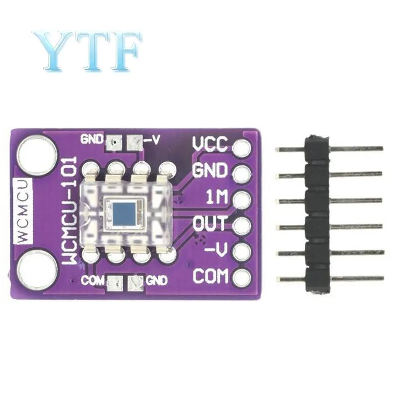 OPT101 Light Analog Light Intensity Sensor Module Single Chip Photoelectric Diode 14KHz WCMCU-101 CJMCU-101