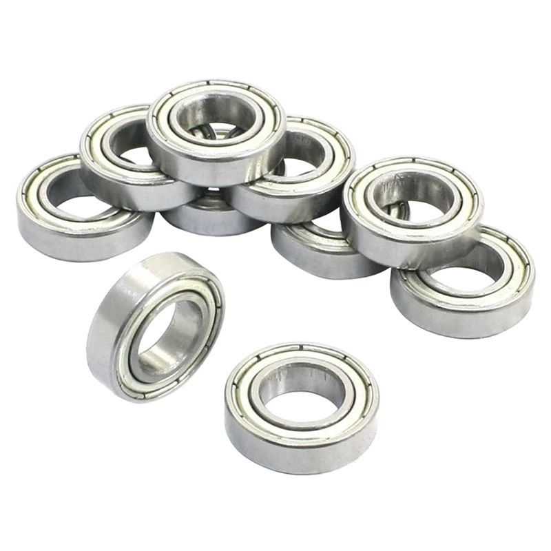 20 Pcs 6800Z 10 X 19 X 5mm Single Row Shielded Deep Groove Ball Bearing