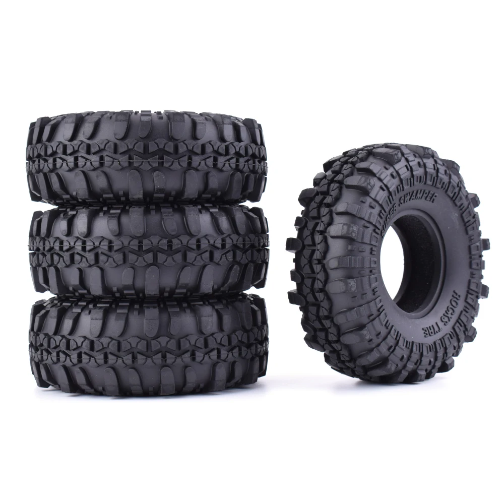 4Pcs 1.9 Inch AUSTAR AX-4020 110mm Rubber Rocks Crawler Tires Tyre for 1/10 Traxxas Redcat SCX10 AXIAL RC4WD TF2 RC Car