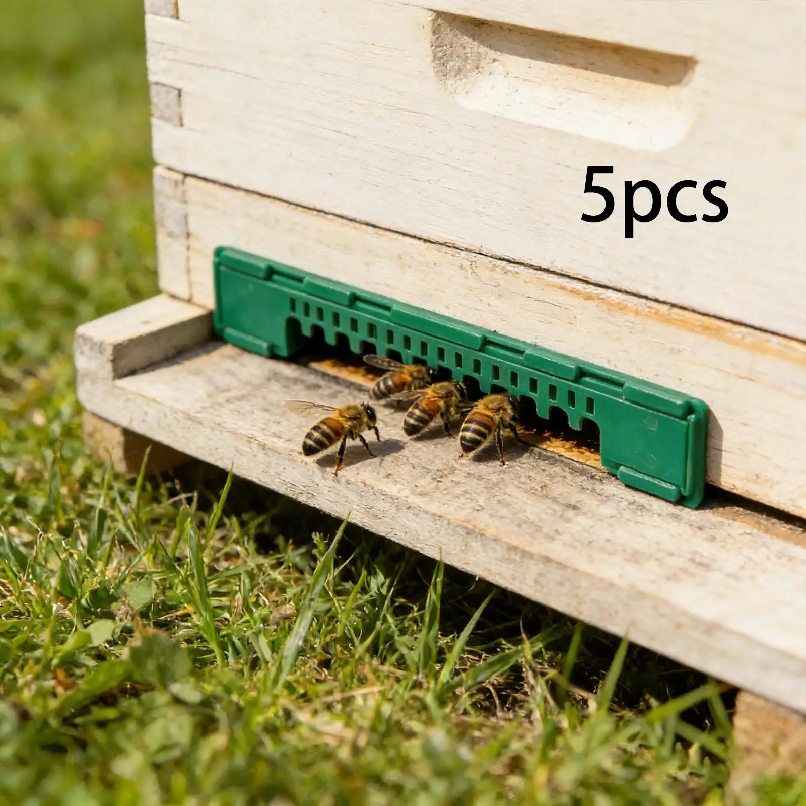Bee Hive Entry Control Device Plastic Hive Entrance Guard Beekeeping Accessory for Colony Safety view 2