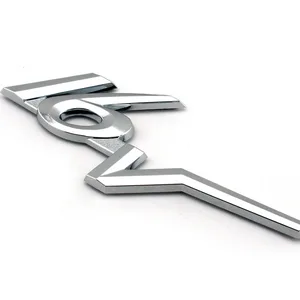 3D -Chrom -Auto -Emblem -Car -Label für Citroen, Peugeot, Polo, Honda, Accord, CRV, Benz, Audi, Toyota Camry, Corolla, 16V 12 Hauptverkäufe Peugeot Emblem - №5