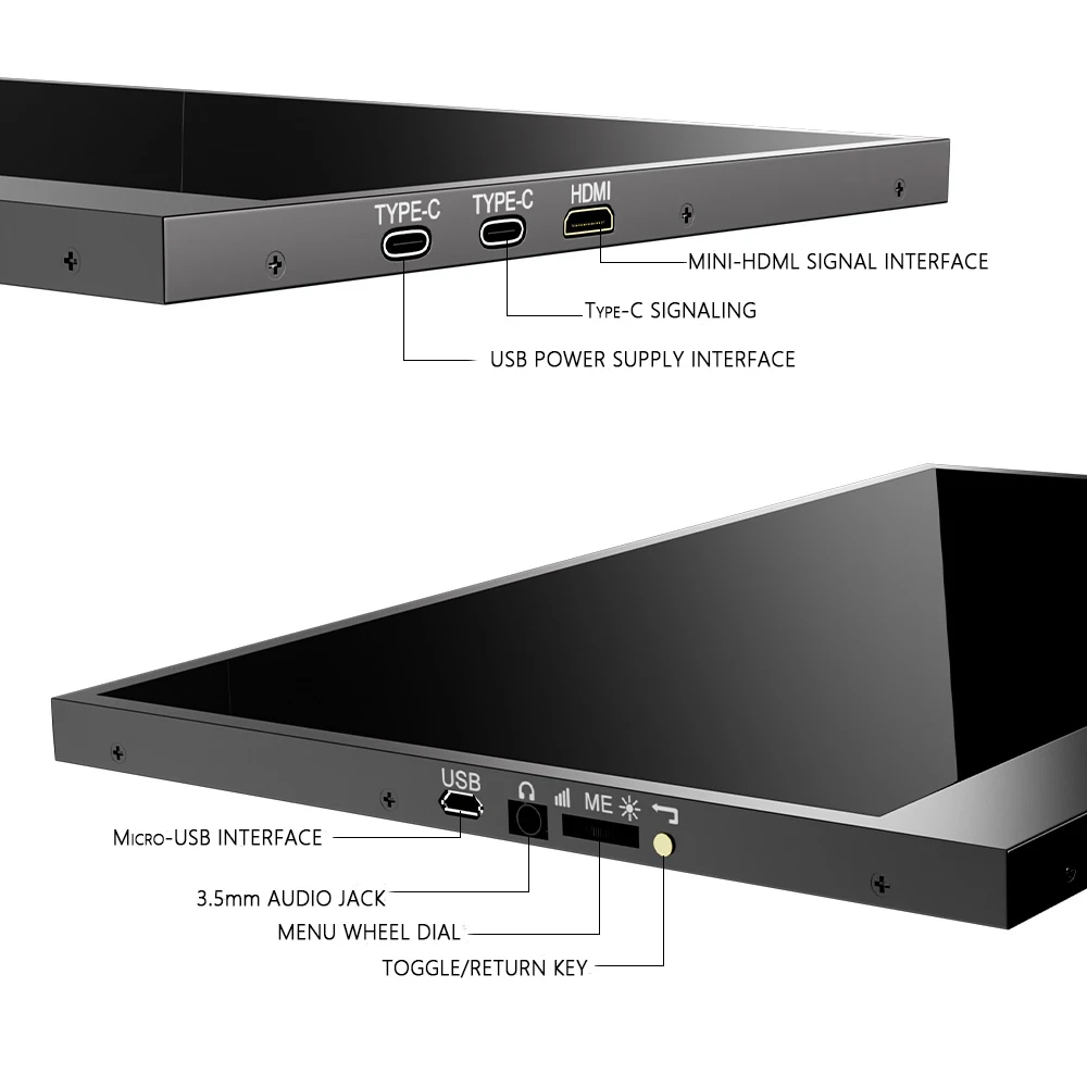 Imagem -02 - Conteme-monitor Portátil Ips Touchscreen Gaming 116 Polegadas 1080p hd 10 Pontos Display para Interruptor de Laptop