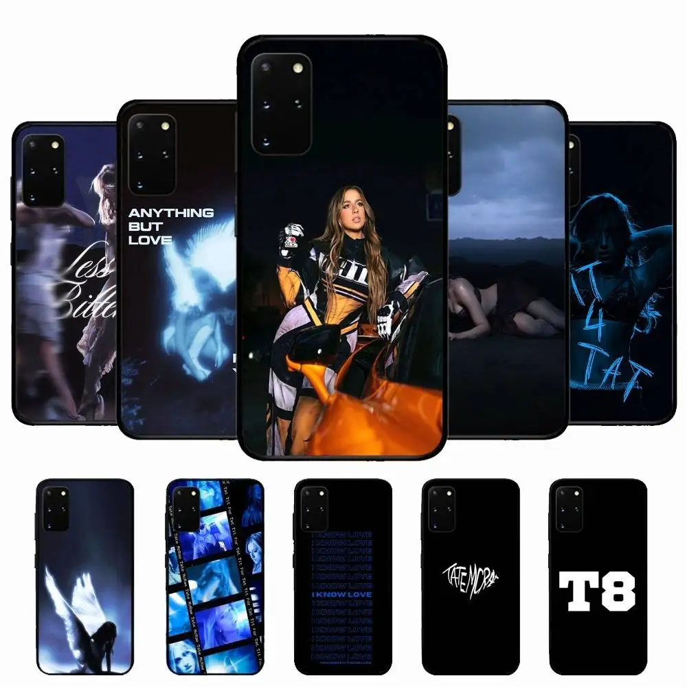 Singer Tate McRae Phone Case For Samsung S 24 fe 25 Ultra plus 20 lite 21 30 22 23 24 22 Ultra 5G Fundas