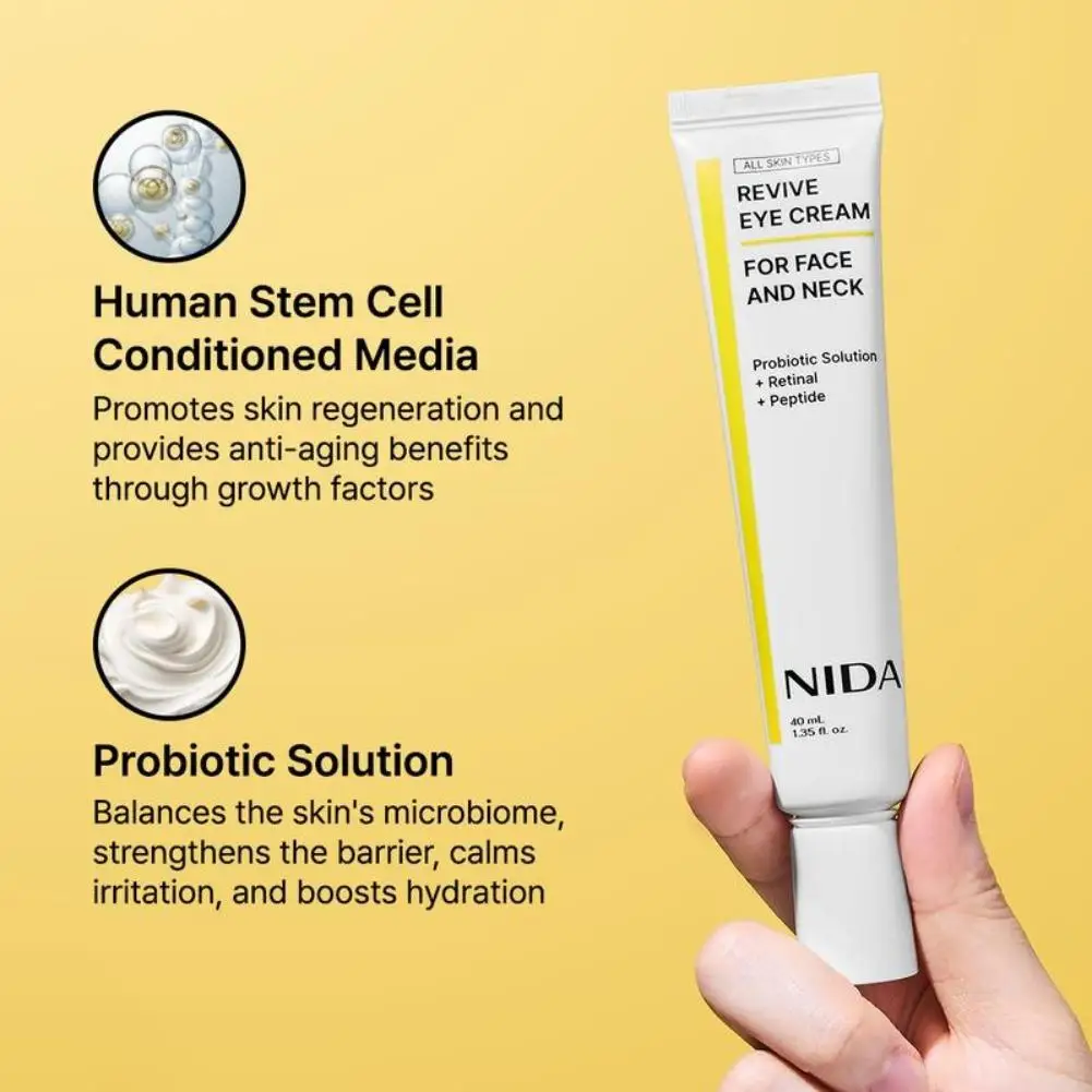 NIDA Retinol Peptide Eye Cream Anti Wrinkle Anti Aging Remove Dark Circles Fine Lines Firming Lifting Facial  Skin Care view 6