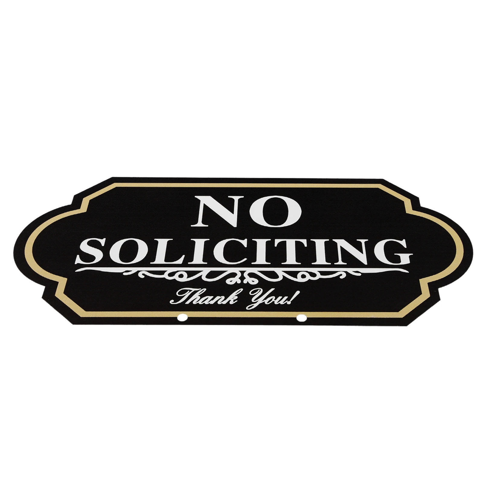 

No Soliciting Sign Aluminium Polite Outdoor Door Yard Front Door Window Office Privacy Warning Sign No Soliciting