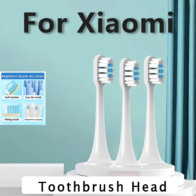 

Compatible With Replacement Toothbrush Heads Compatible With Xiaomi T300/T500/T500C/T700 Toothbrush Soft Bristle Electric Vacuum