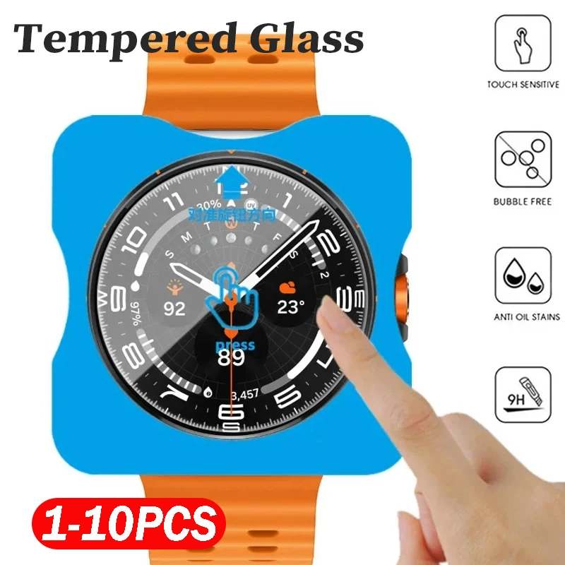 

1-10 шт. закаленное стекло для Samsung Galaxy Watch Ultra 47 мм, премиальная защитная пленка для экрана Galaxy Watch 7 40 мм 44 мм, защитное стекло