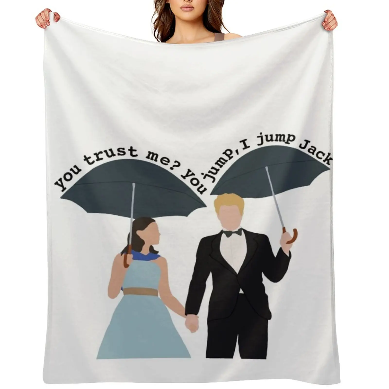 

you jump I jump Jack Throw Blanket Bed Multi-Purpose Baby for sofa Blankets