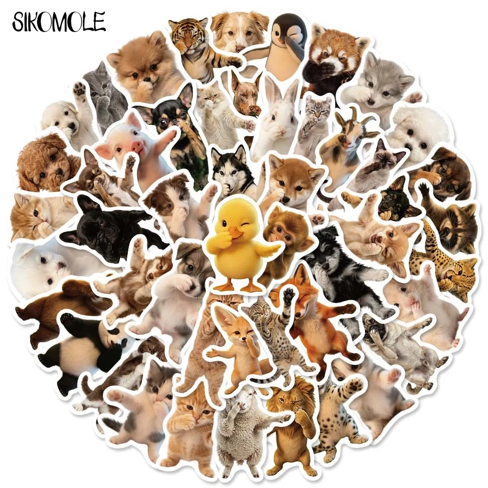 10/30/50PCS Classic Toy Cute Animal Abstract Scuba Dance Stickers Decals for Luggage Toy Gift Journal DIY Graffiti Decor Sticker