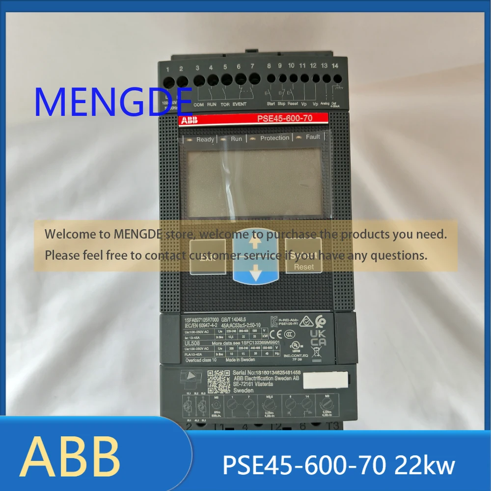 

Мягкий пускатель ABB PSE45-600-70 22 кВт, абсолютно новый, оригинал