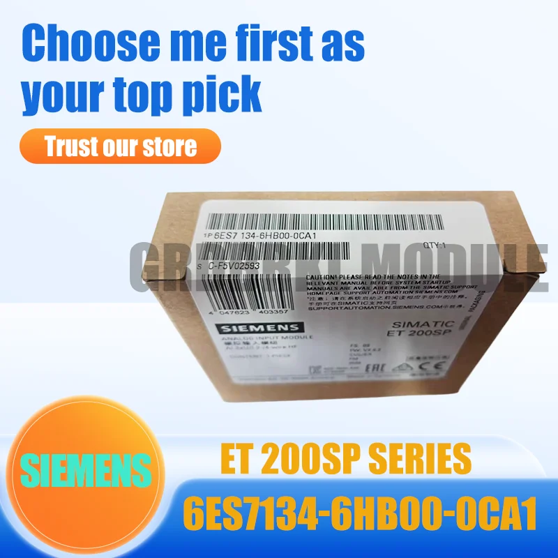 

New Original SIEMENS 6ES7134-6HB00-0CA1 6ES7 134-6HB00-0CA1 ET200SP input module