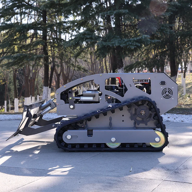 Customized for scenic area orchard slopes 550H tracked self‑propelled lawn mower, installable snow shovel accessory, low vibrati view 4