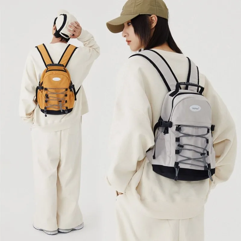 

JIAERDI Retro Sports Small Backpack Women Hiking Mini Rucksack Unisex Mountaineering Travel Backpack Lightweight Mochilas Mujer