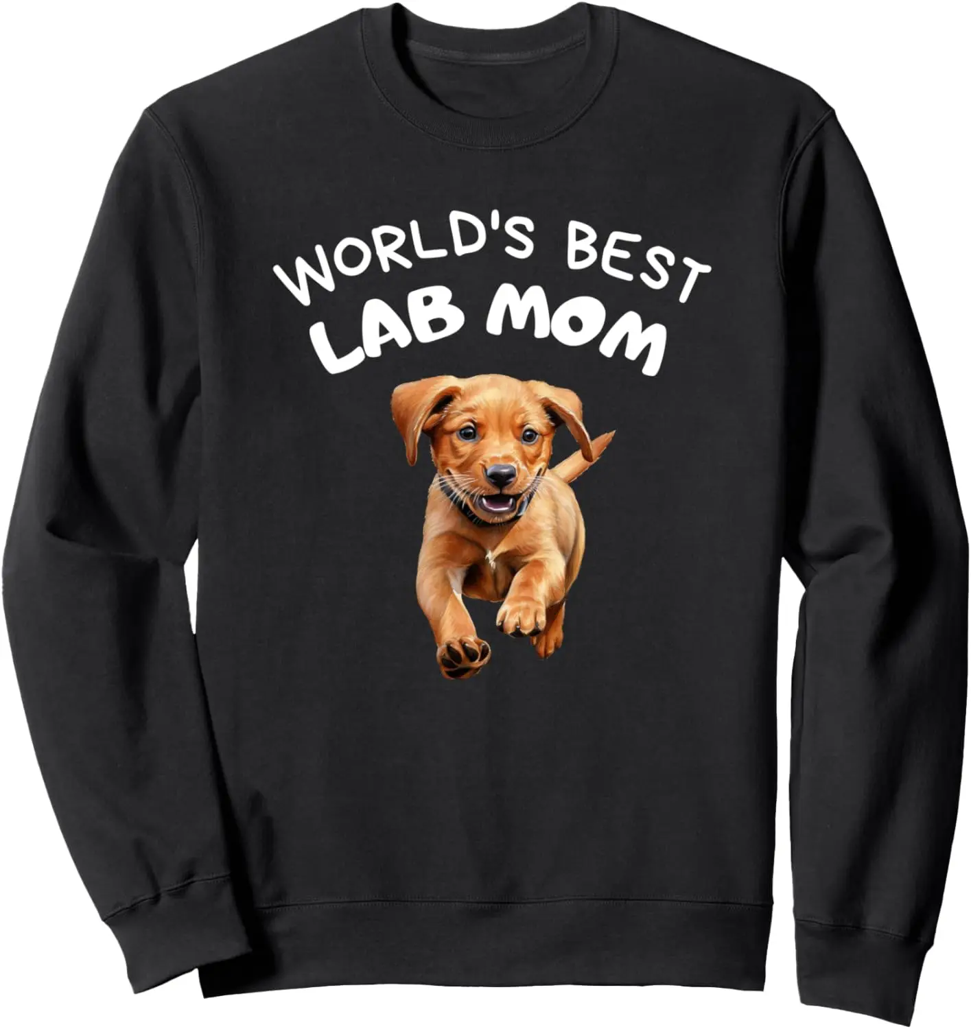 Fox Red Lab Mom Women Labrador Retriever Mama Sweatshirt