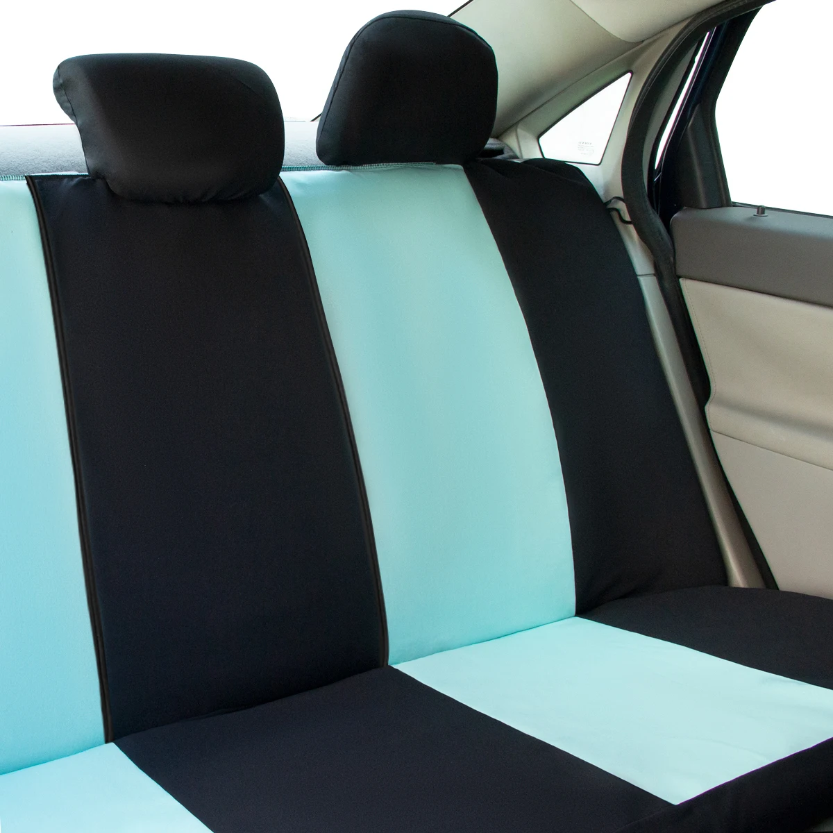 Sportlicher Stil, komplettes Set, Autositzbezüge aus Polyestergewebe, Autositzschutz, universell passend für die meisten Autos und SUVs – Detail 26