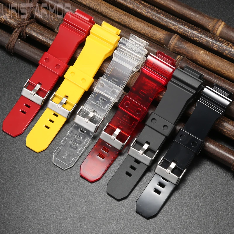 Resin Replacemnet Band Suitable for Casio GD-X6900 Strap Men's Waterproof Rubber Bracelet GD X6900 Watch Accessories