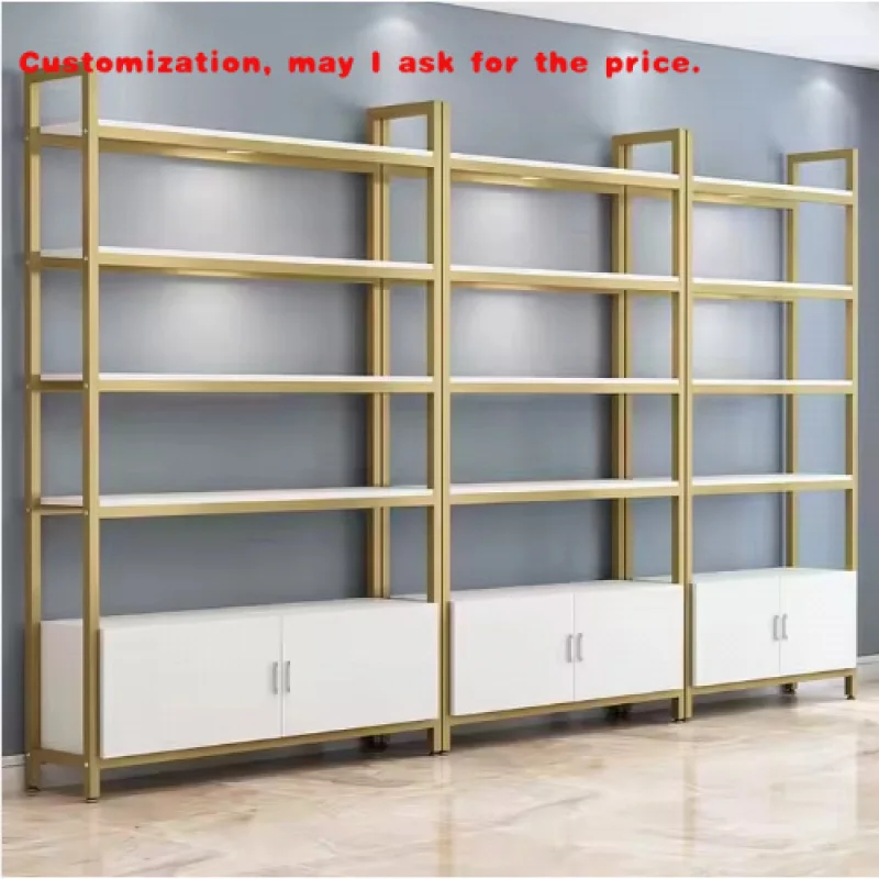 

custom.Modern Display Rack Beauty Salon Barbershop Supermarket Shelves Shopping Mall Display Cabinet Jewelry Boutique Cosmet